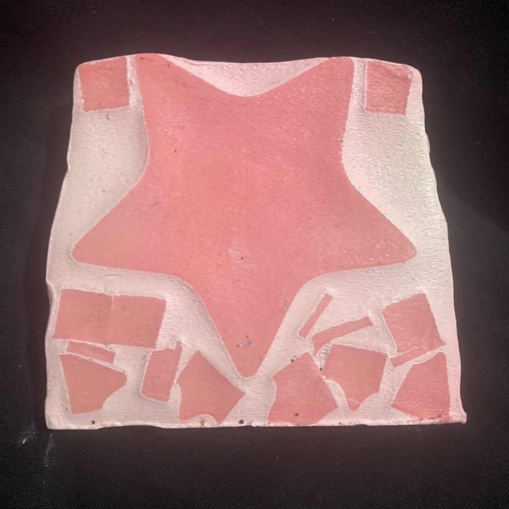 Snow fairy white star-shaped lush soap  
New without tags.